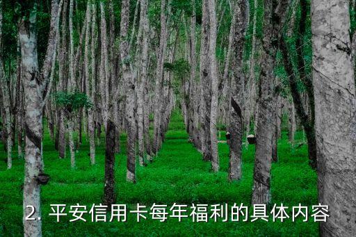 平安信用卡每年福利，每年福利不断 提升你的平安信用卡体验