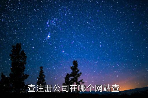工商注册公司查询官网，查注册公司在哪个网站查