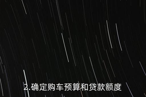 怎么贷款买车，如何通过贷款购买一辆小汽车