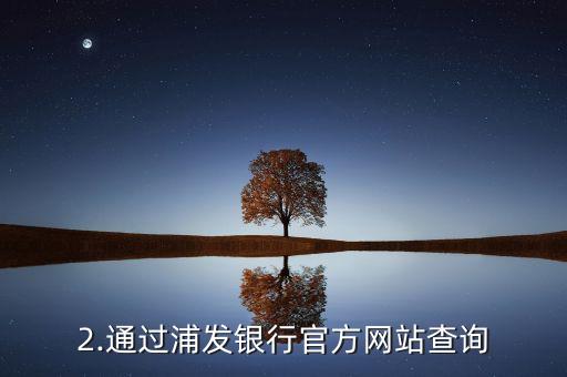 浦发信用卡查询，浦发信用卡的查询方法
