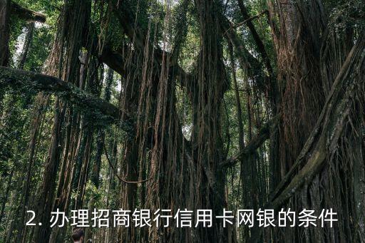 招商银行信用卡怎么办理网银吗，招商银行信用卡如何在网上办理？