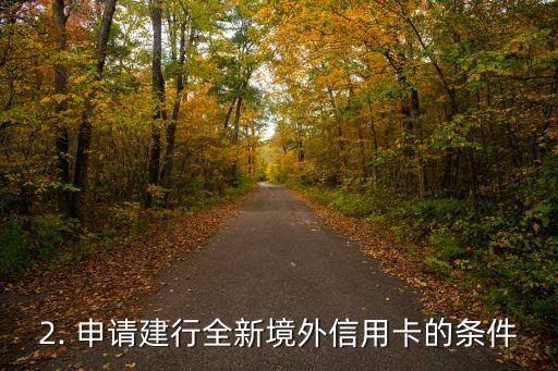 建行境外专用信用卡，建行推出全新境外信用卡