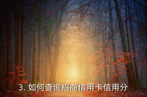招商信用卡信用分，招商信用卡信用分——了解你的信用状况