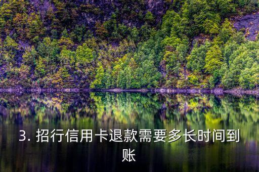 招行信用卡退款到哪了，招行信用卡退款将退回至哪个账户？