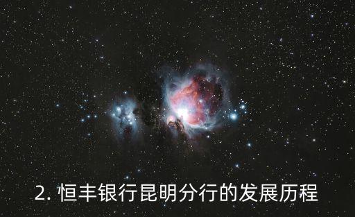 恒丰银行昆明分行，恒丰银行昆明分行：全力支持云南地区经济发展