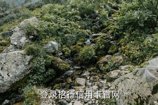 登录招行信用卡官网