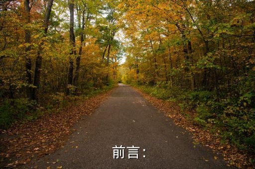 前言: