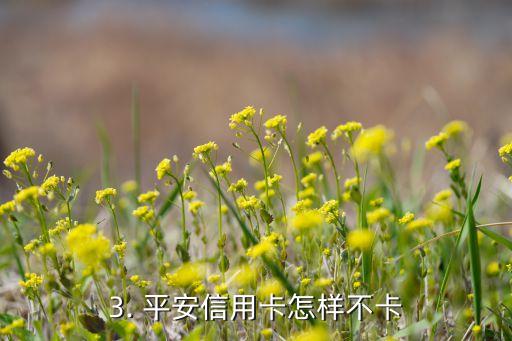 平安信用卡怎样不卡，如何更快地获取平安信用卡？