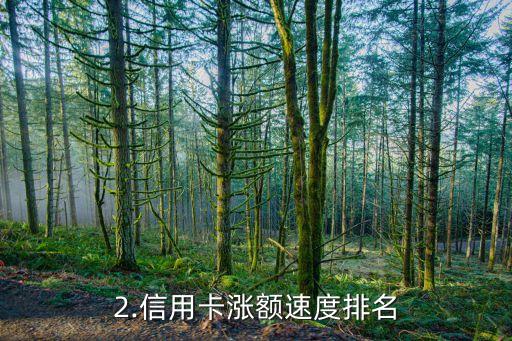 哪些信用卡涨额快，信用卡涨额迅速，哪些银行最高？