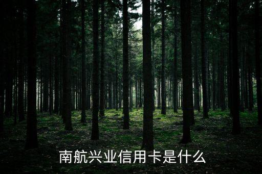 南航兴业信用卡是什么