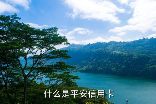 什么是平安信用卡