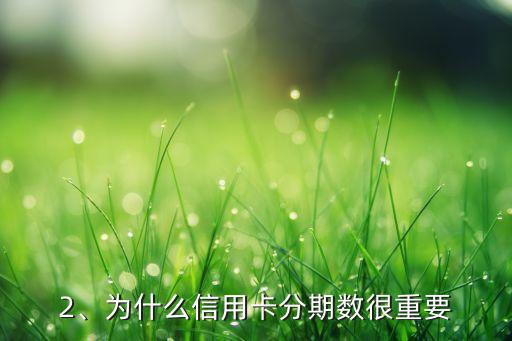 分期数多的信用卡，信用卡分期数较多的新标题
