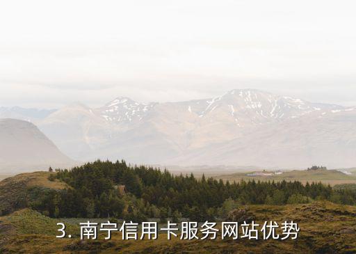 南宁信用卡服务网，南宁推出便捷信用卡服务网站