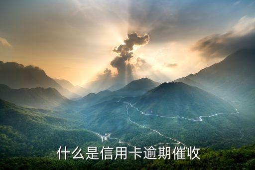 什么是信用卡逾期催收