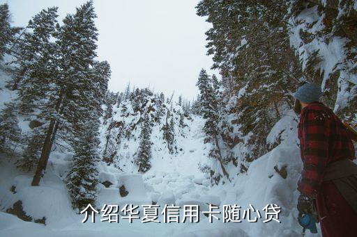 介绍华夏信用卡随心贷