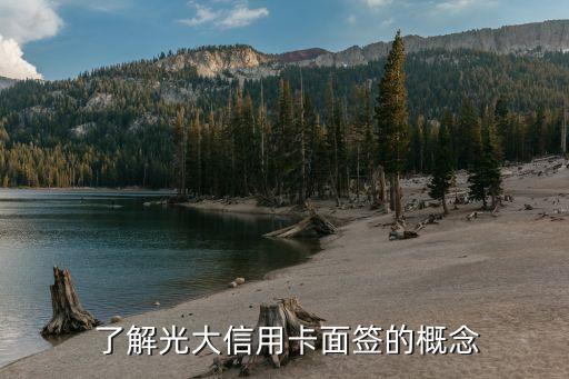 了解光大信用卡面签的概念