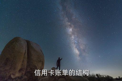 信用卡账单的结构