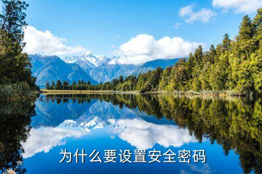 为什么要设置安全密码