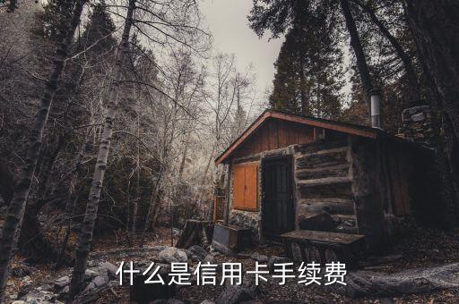 什么是信用卡手续费