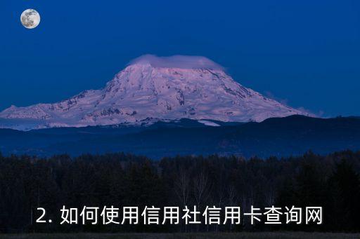 信用社信用卡查询网，信用社信用卡查询网：查看信用卡消费记录、账单和积分