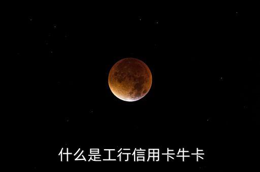 什么是工行信用卡牛卡