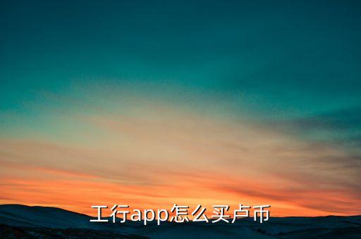 工行app怎么买卢币