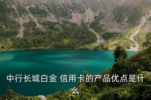 中国银行铂金信用卡分期