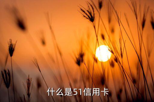 什么是51信用卡