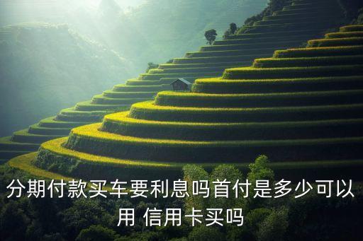 科三分期只能用信用卡