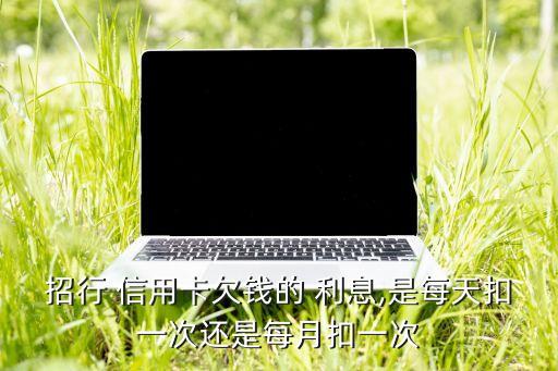 招行 信用卡欠钱的 利息,是每天扣一次还是每月扣一次