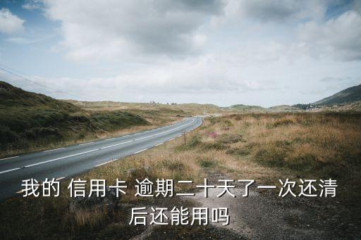 我的 信用卡 逾期二十天了一次还清后还能用吗