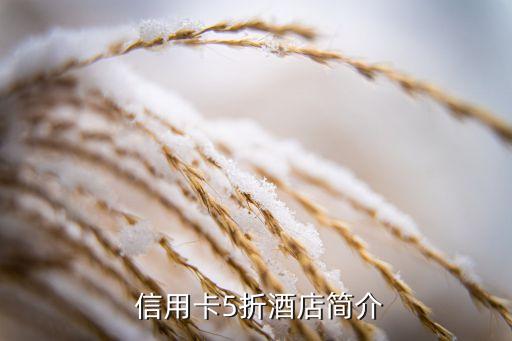 信用卡5折酒店，信用卡酒店预订享5折优惠