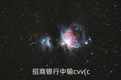  招商银行中输cvv(c
