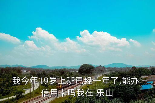 我今年19岁上班已经一年了,能办 信用卡吗我在 乐山