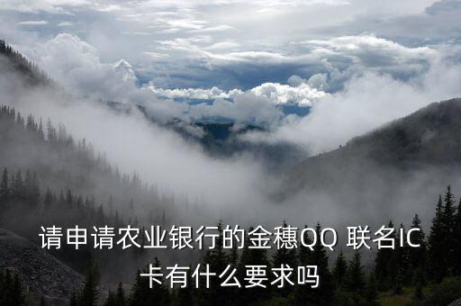 农行qq联名ic信用卡额度,金穗qq联名ic信用卡年费