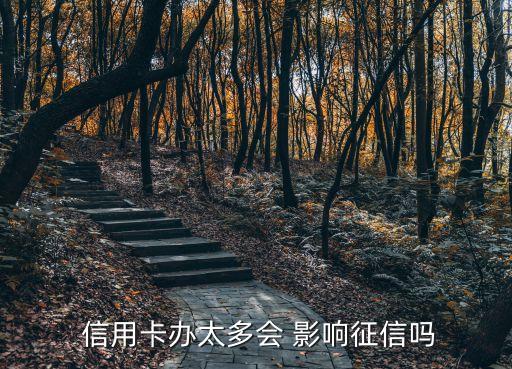  信用卡办太多会 影响征信吗