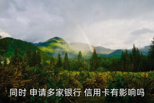 有多张信用卡在申请信用卡