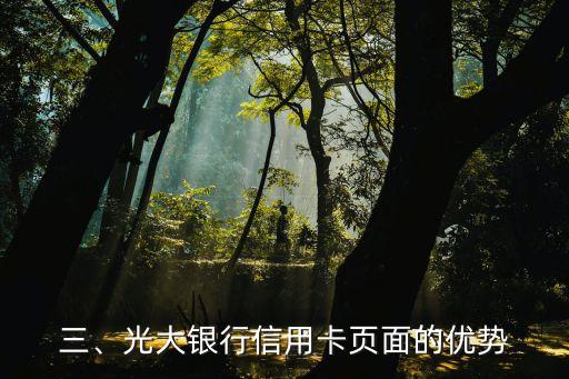 光大银行信用卡版面，光大银行信用卡版面标题改写：光大银行信用卡页面