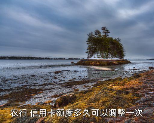 农业银行信用卡提额快时间