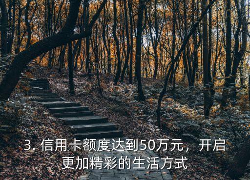 信用卡额度50w，信用卡额度达到50万元，可用额度值得期待