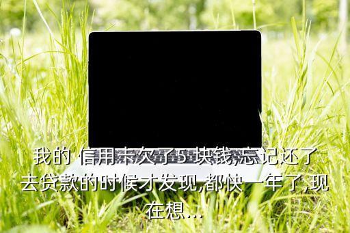 5块钱信用卡逾期,信用卡6000块钱逾期怎么办