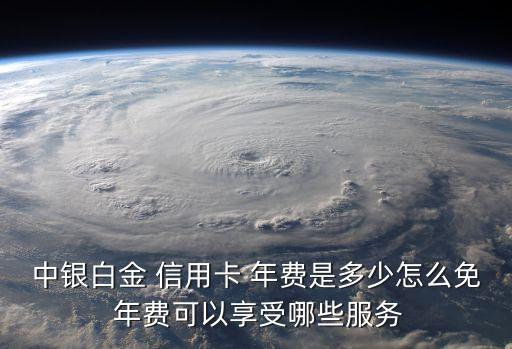 中国银行信用卡为交易年费