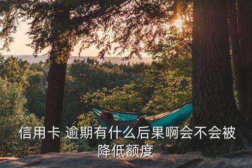信用卡逾期两天还款被降额