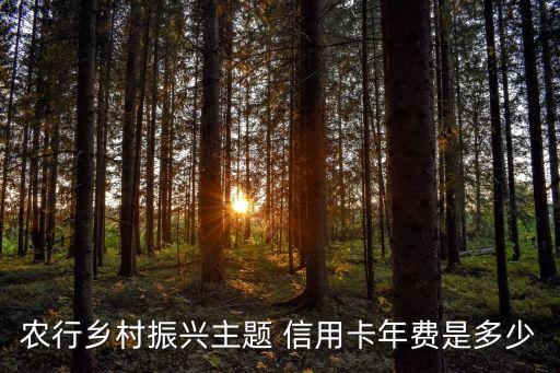 吴圩农业银行信用卡,农业银行信用卡年费是多少钱一年