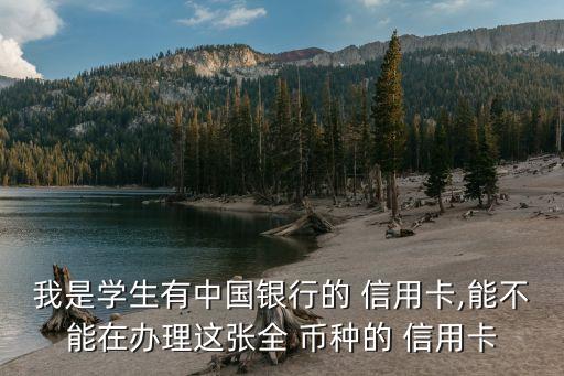 中行全币种信用卡好申请吗,中行万事达全币种信用卡
