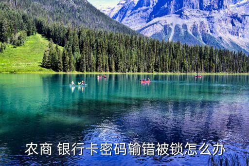  农商 银行卡密码输错被锁怎么办