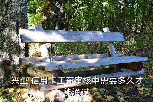 兴业银行信用卡二天出结果
