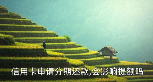 信用卡分期才能提额度吗