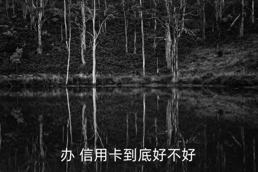 办 信用卡到底好不好
