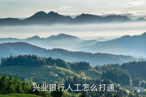  兴业银行人工怎么打通